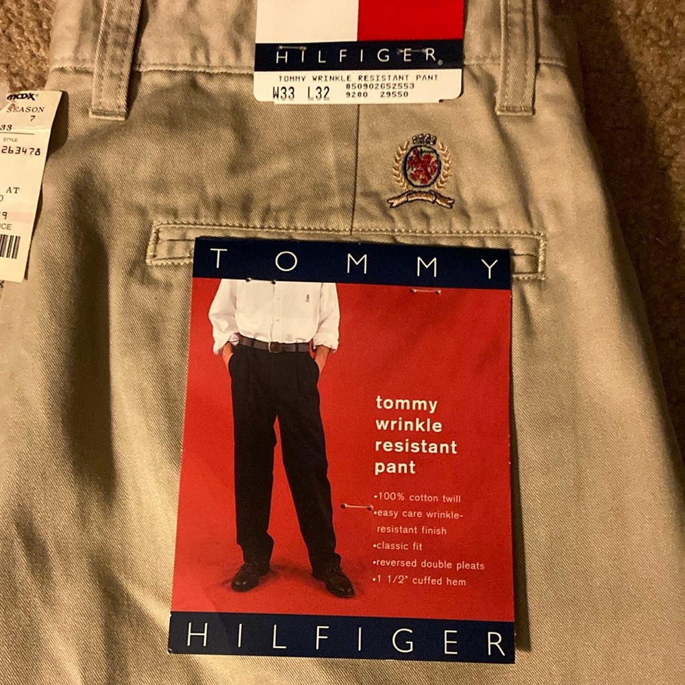 Tommy Hilfiger Tan Chinos Classic Cotton Twill